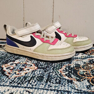 NIKE COURT BOROUGH LOW RECRAFT PS Kids Sneakers, DV5457 108 White/D